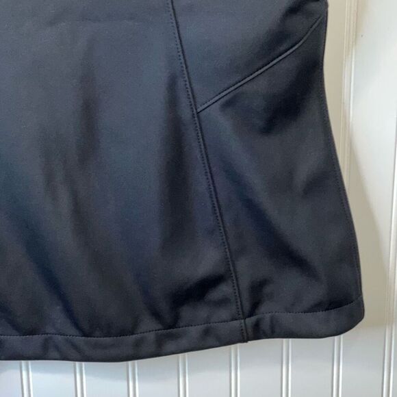 The North Face Womens Vest Black Medium Windwall Slim Fit Happy Face Patches NWT - Picture 13 of 13